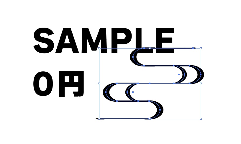 和風の鶴と亀のイラスト素材_ベクター
