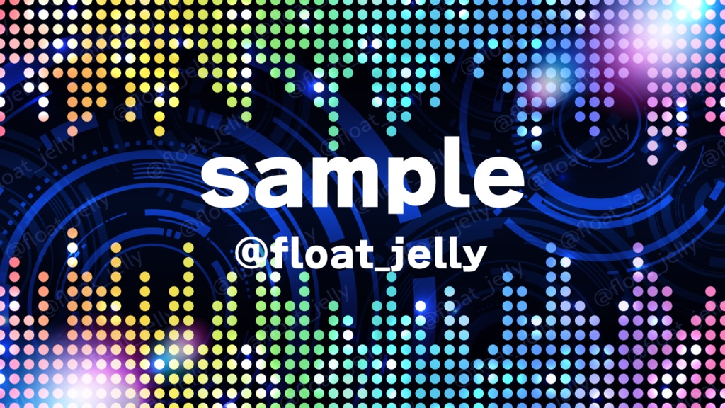 デジタルなミュージックの背景イラスト_ベクター