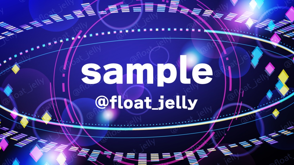 デジタルなミュージックの背景イラスト_ベクター