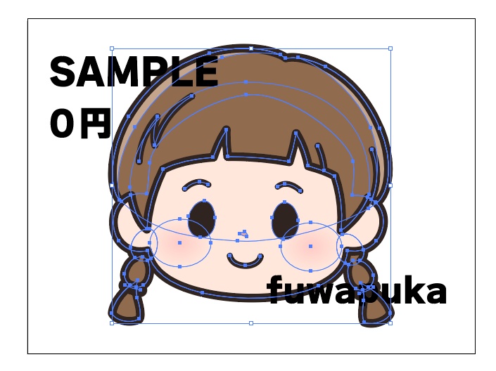 視覚支援_感情・表情の絵カードのイラスト素材_ベクター