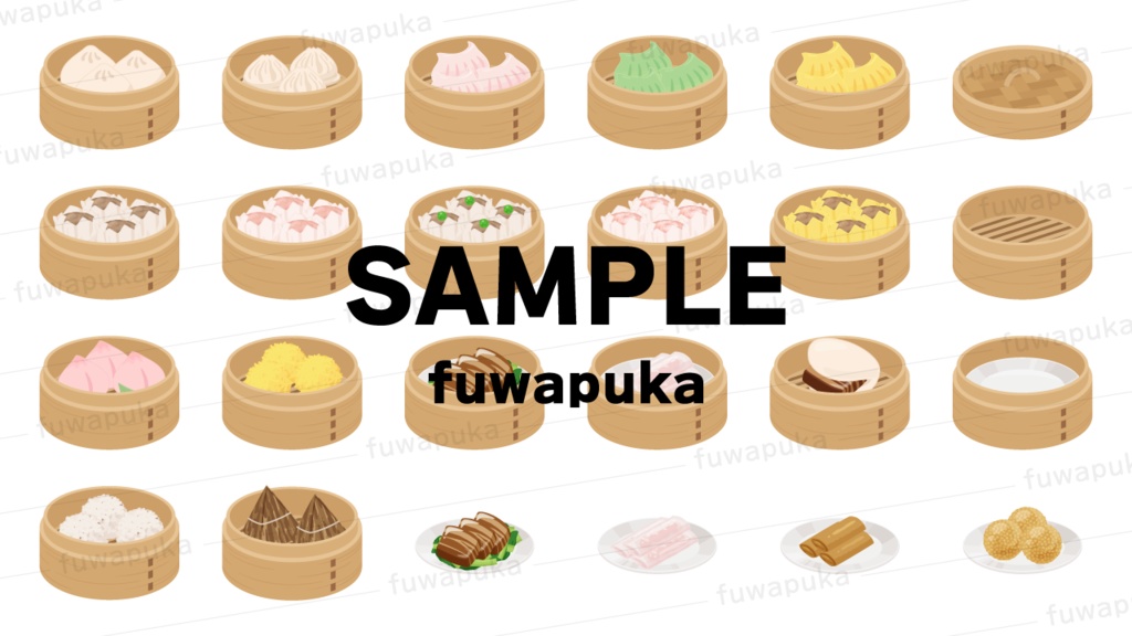 点心のイラスト素材_ベクター