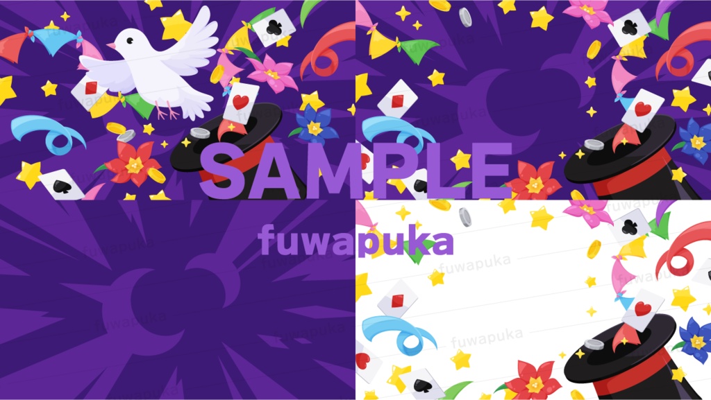 手品のイラスト素材_ベクター