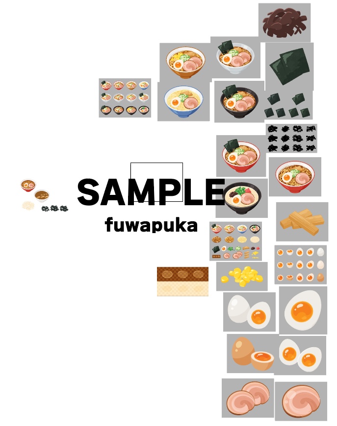 ラーメンのイラスト素材_ベクター