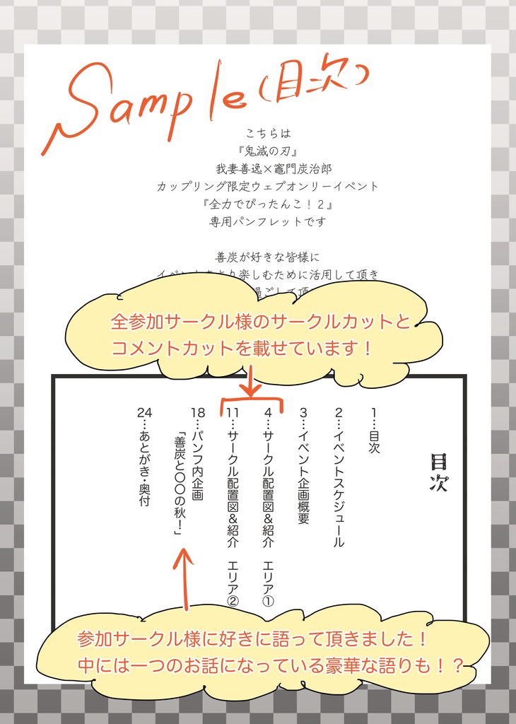 全力でぴったんこ!2イベントパンフ(匿名配送)