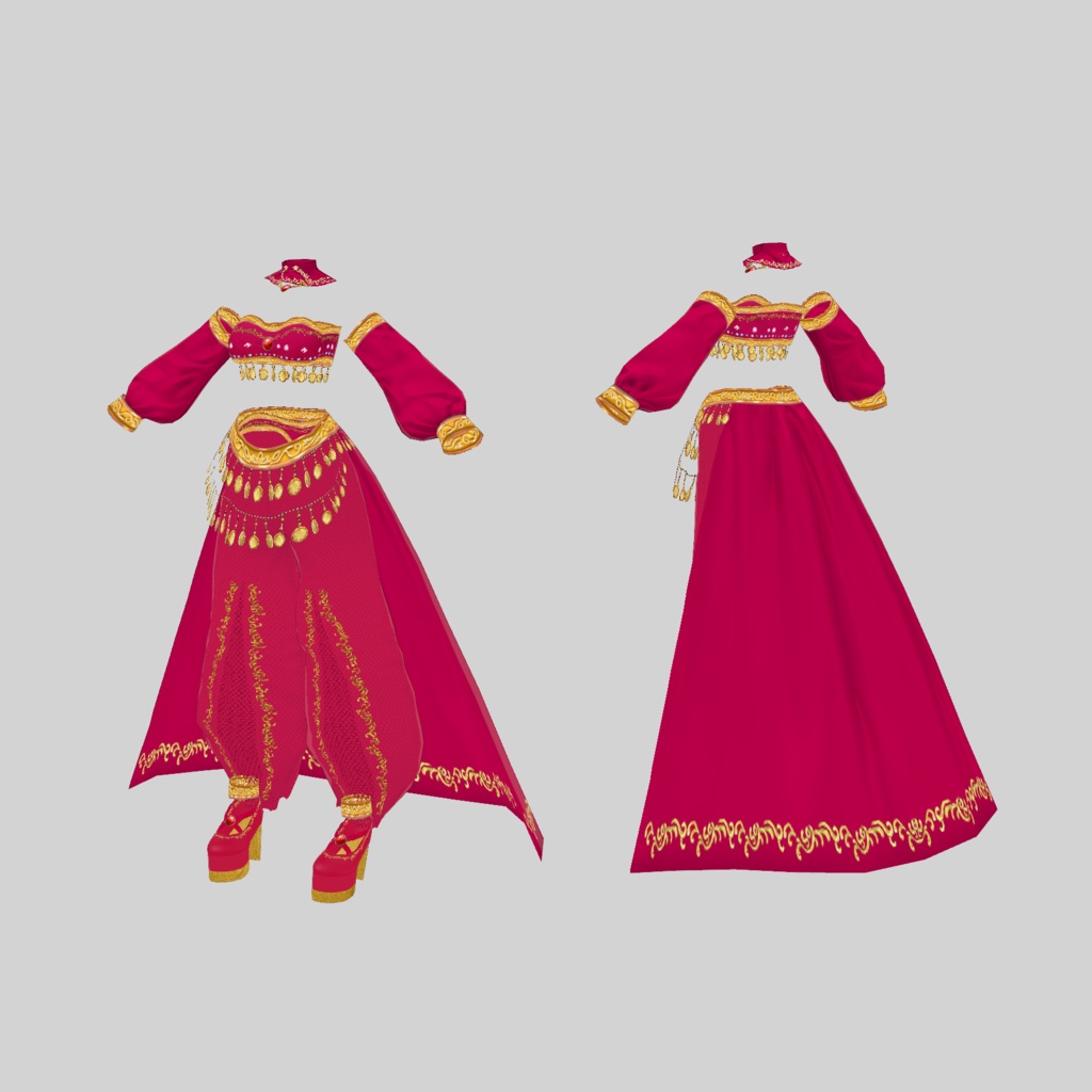 VRoid Texture アラビアンスタイル(7color)