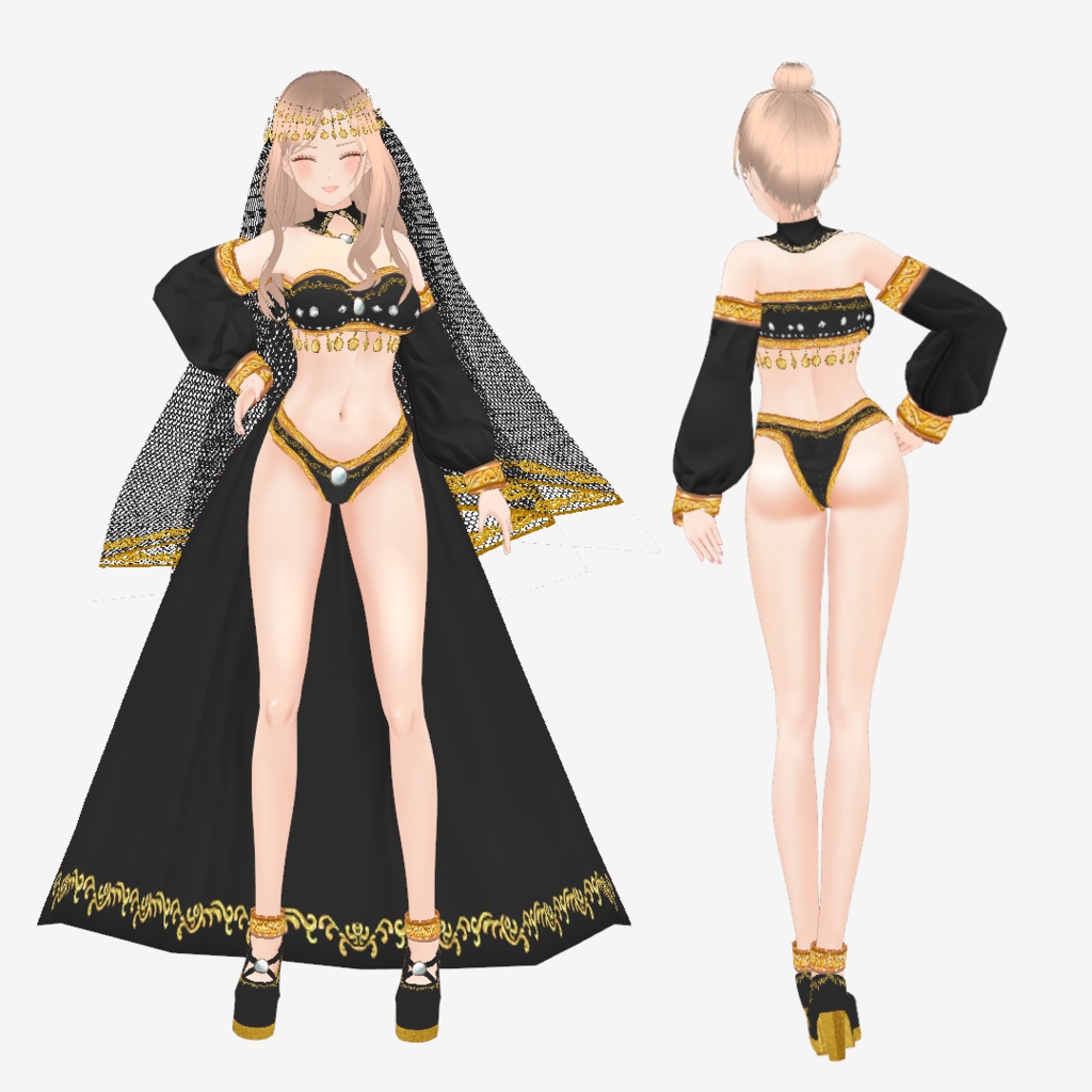 VRoid Texture アラビアンスタイル(7color)