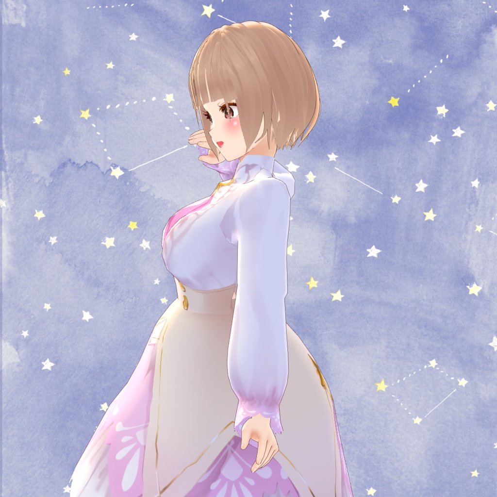 VRoid Hair presets ぱっつんボブ