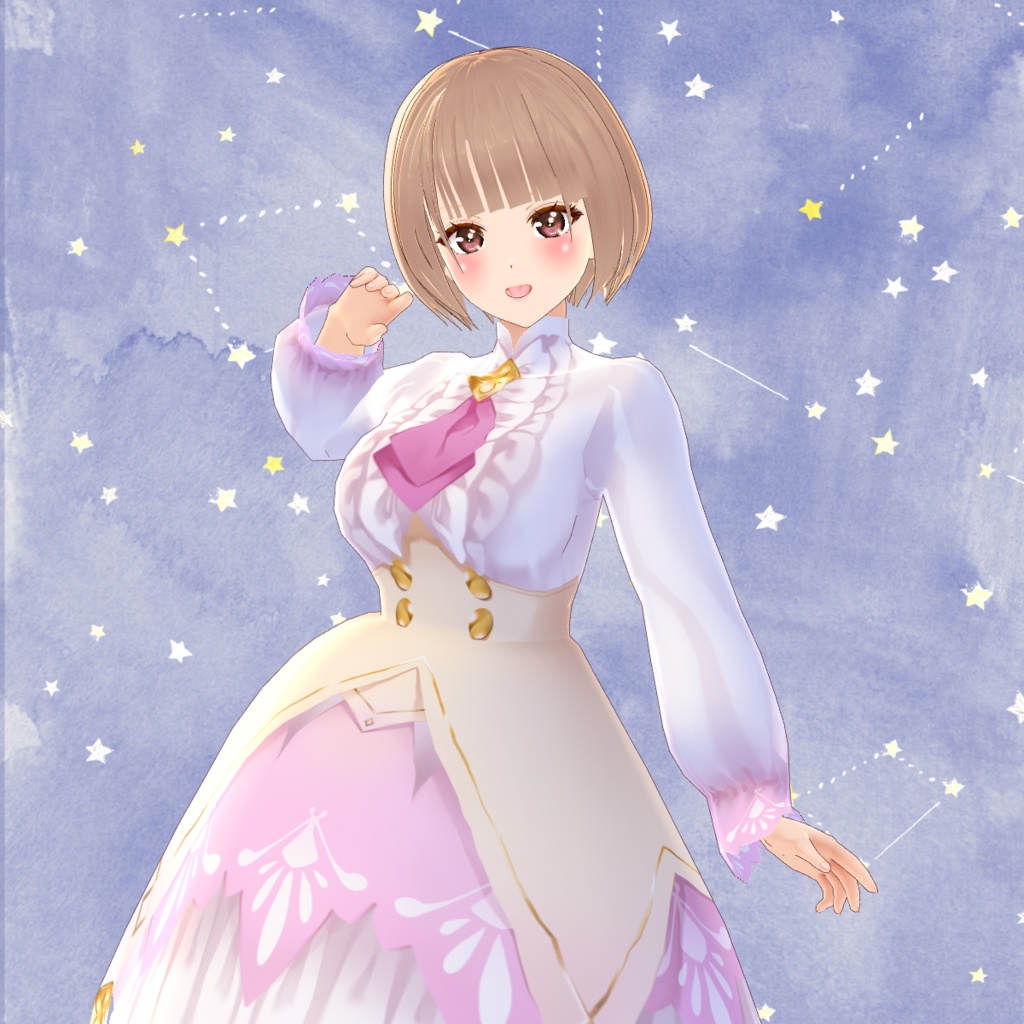 VRoid Hair presets ぱっつんボブ