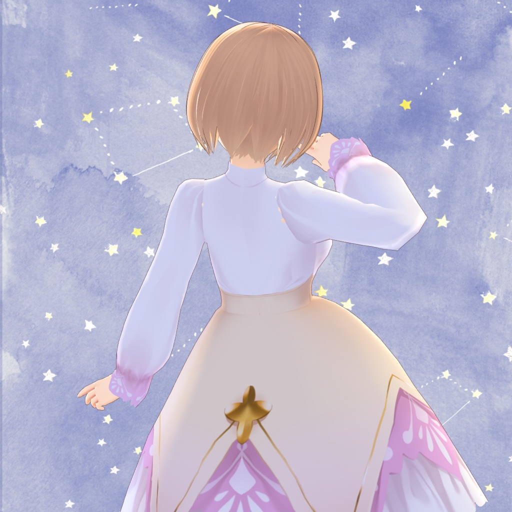 VRoid Hair presets ぱっつんボブ