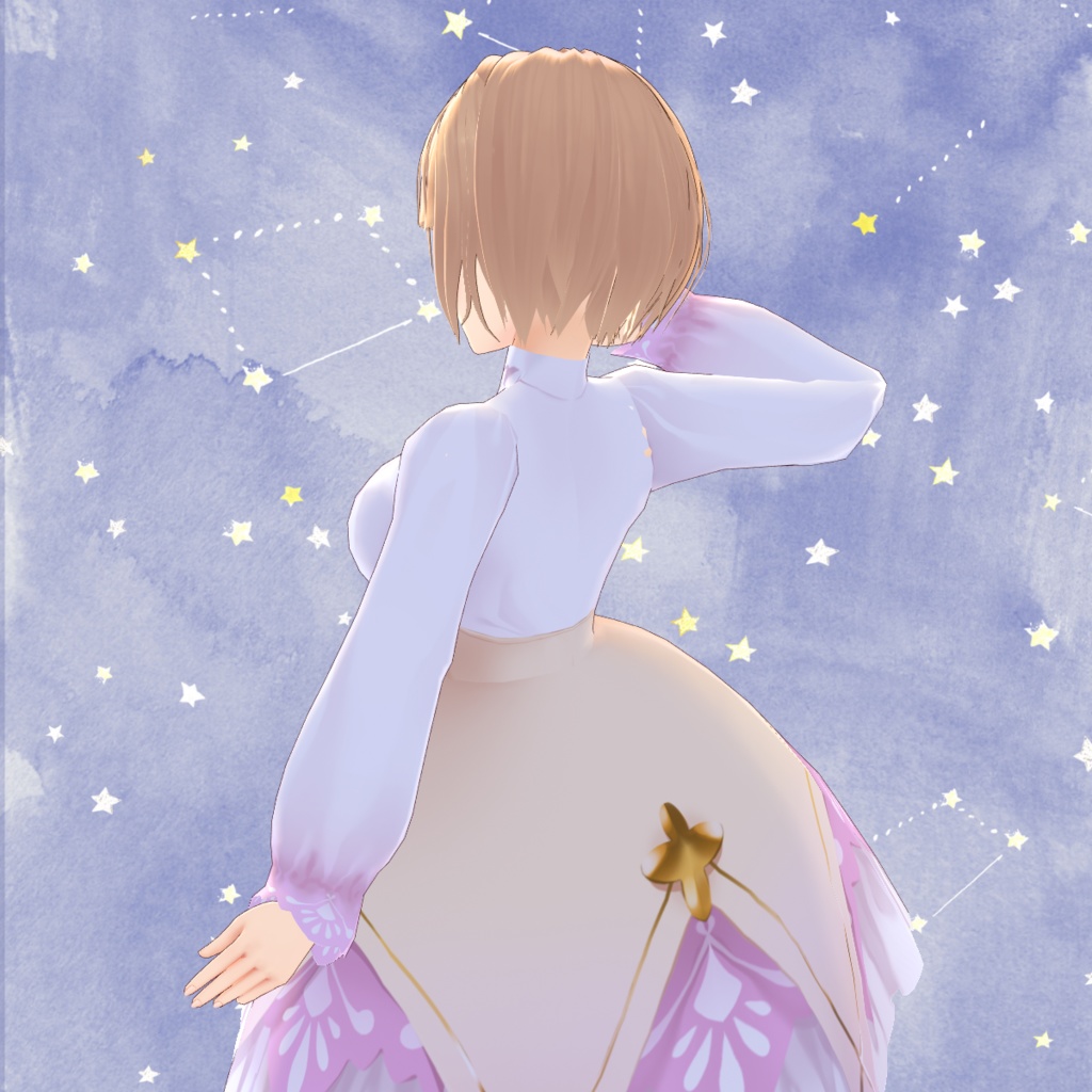 VRoid Hair presets ぱっつんボブ