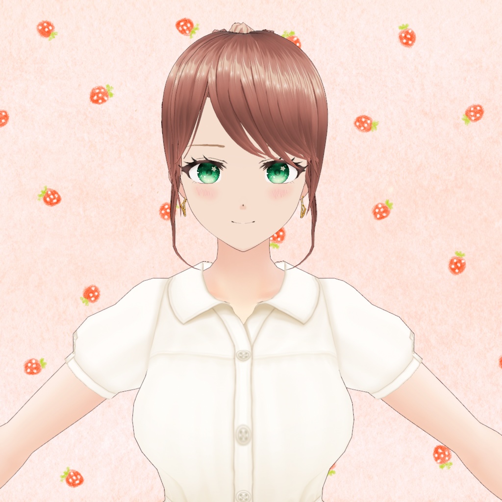 VRoid Hair presets ふわふわポニーテール