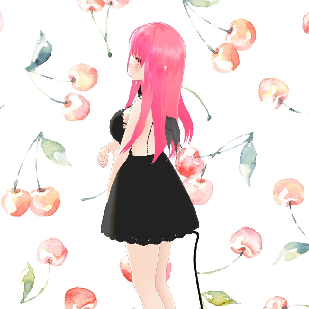 VRoid Hair presets リリィの小悪魔ヘアスタイル