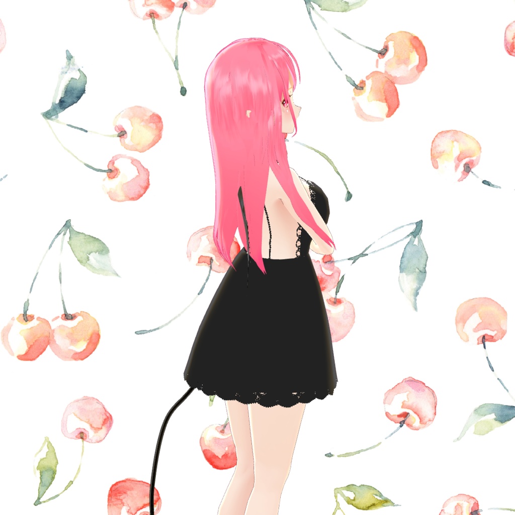 VRoid Hair presets リリィの小悪魔ヘアスタイル