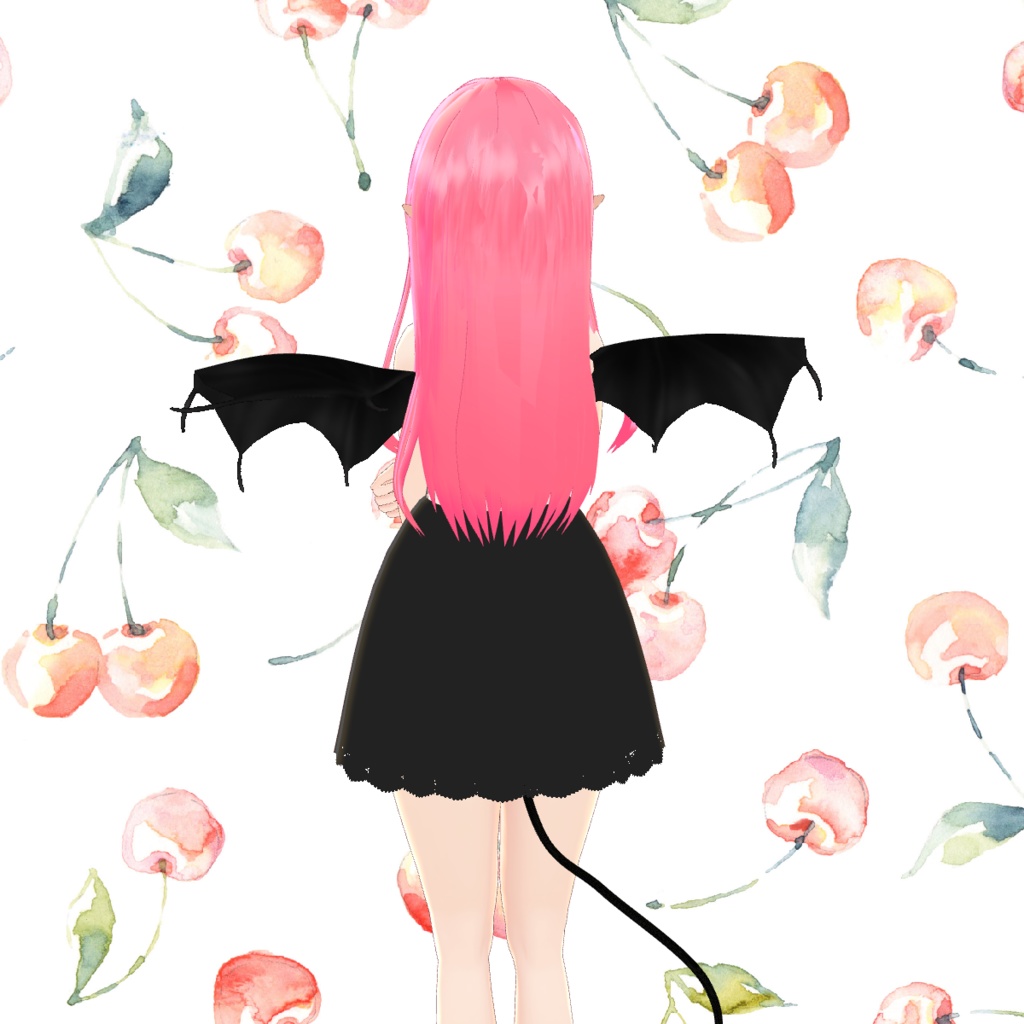 VRoid Hair presets リリィの小悪魔ヘアスタイル