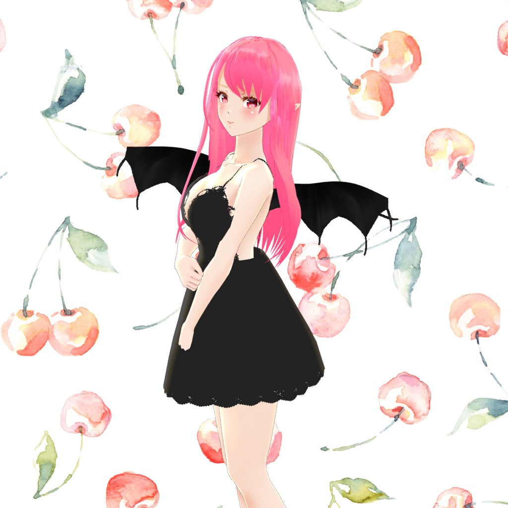 VRoid Hair presets リリィの小悪魔ヘアスタイル