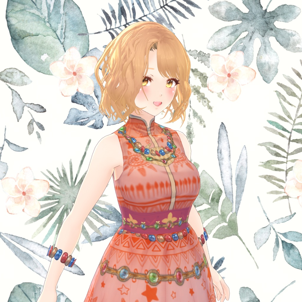 VRoid Hair presets ウェーブボブ