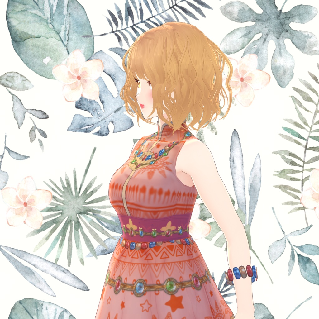 VRoid Hair presets ウェーブボブ