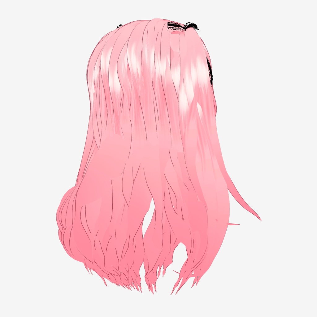 VRoid Hair presets 編み込みツインテール