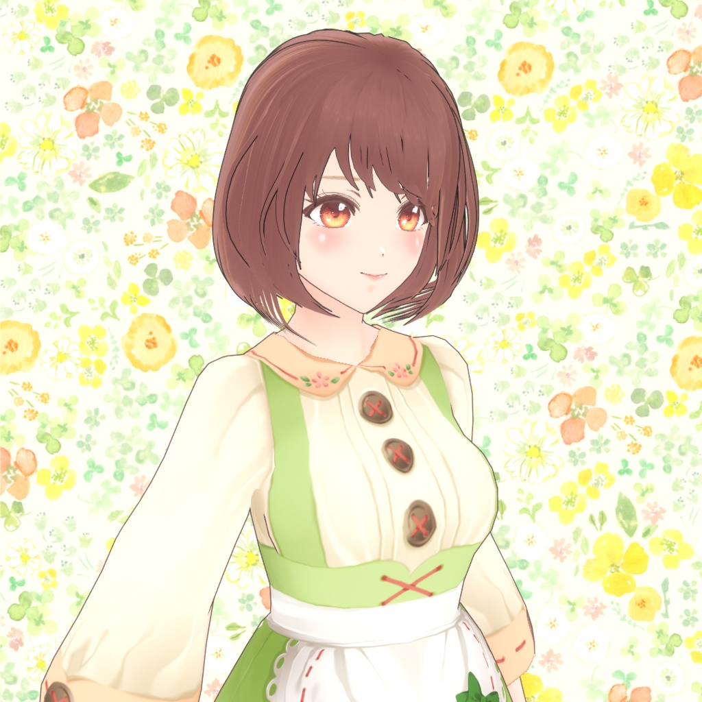 Vroid Hair Presets エアリーボブ 髪色変更可能 Starry Sea 彡 Booth