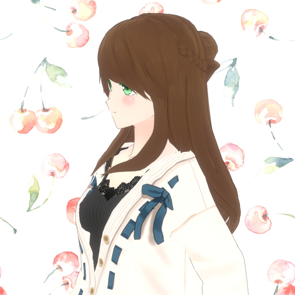 VRoid Hair presets 良いとこのお嬢様ヘア