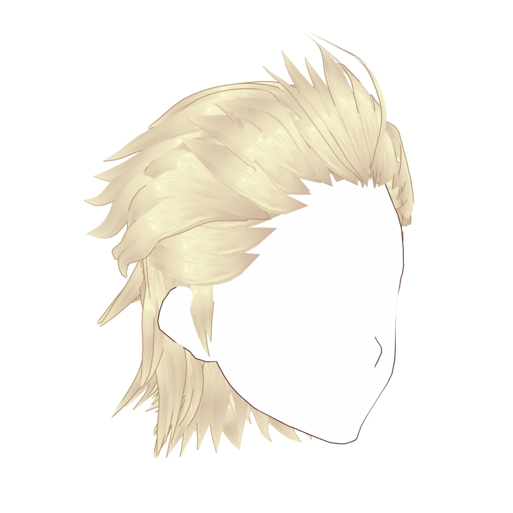 Vroid Hair Presets オールバック Starry Sea 彡 Booth
