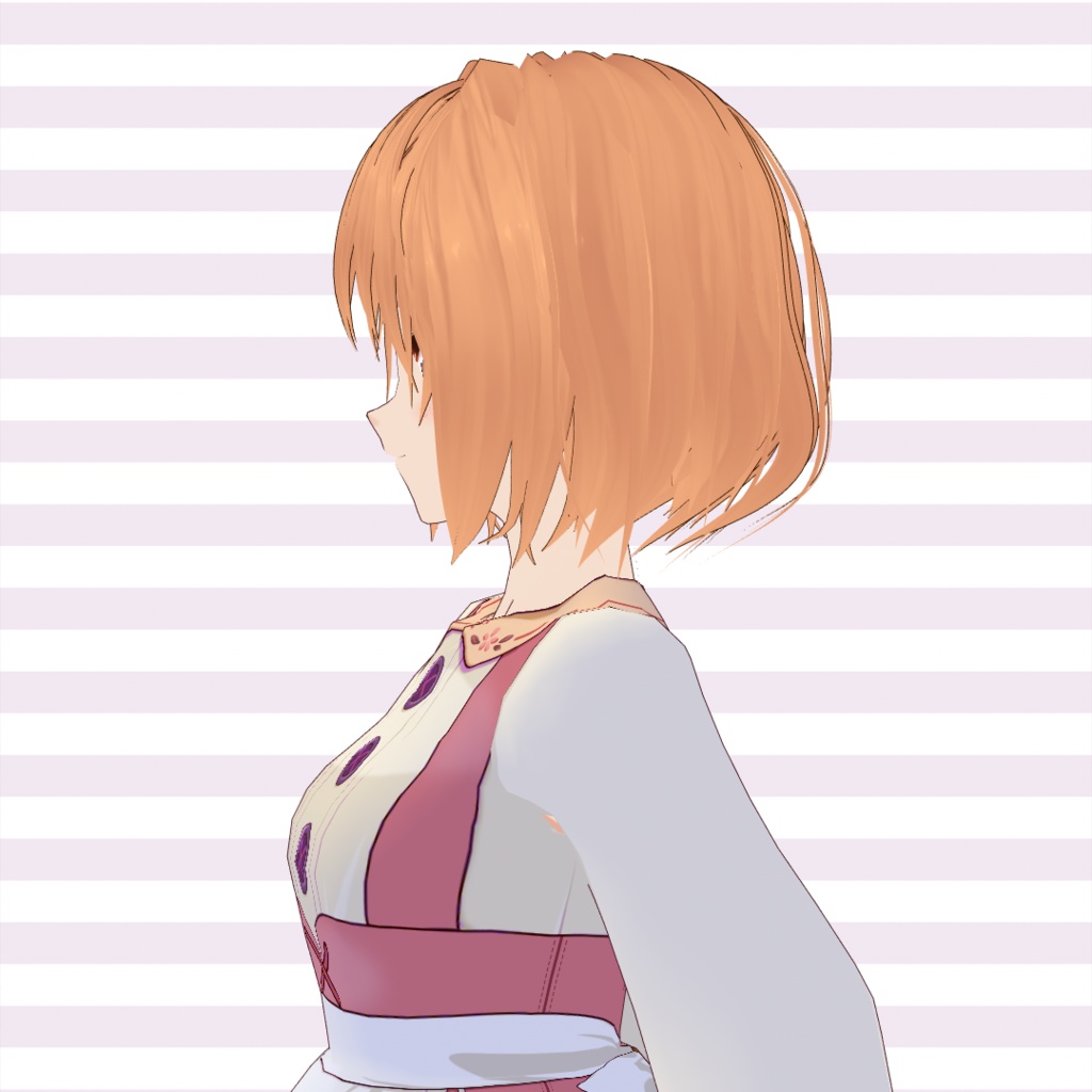 VRoid Hair presets 手ぐしでざっくりボブ