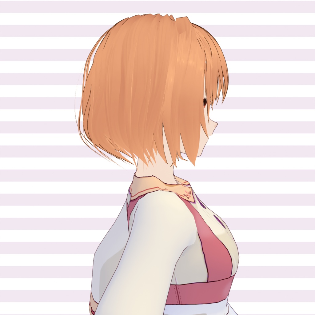 VRoid Hair presets 手ぐしでざっくりボブ
