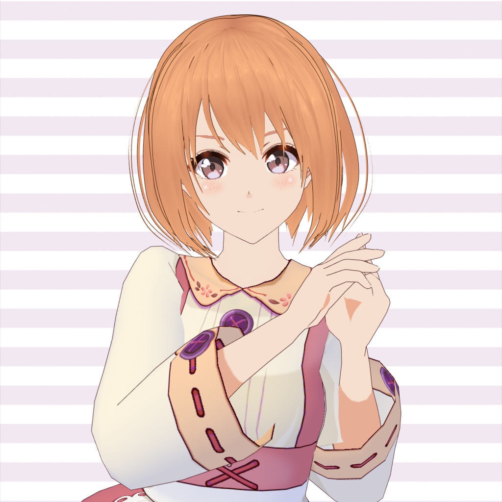 VRoid Hair presets 手ぐしでざっくりボブ