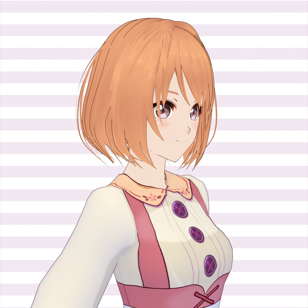 VRoid Hair presets 手ぐしでざっくりボブ