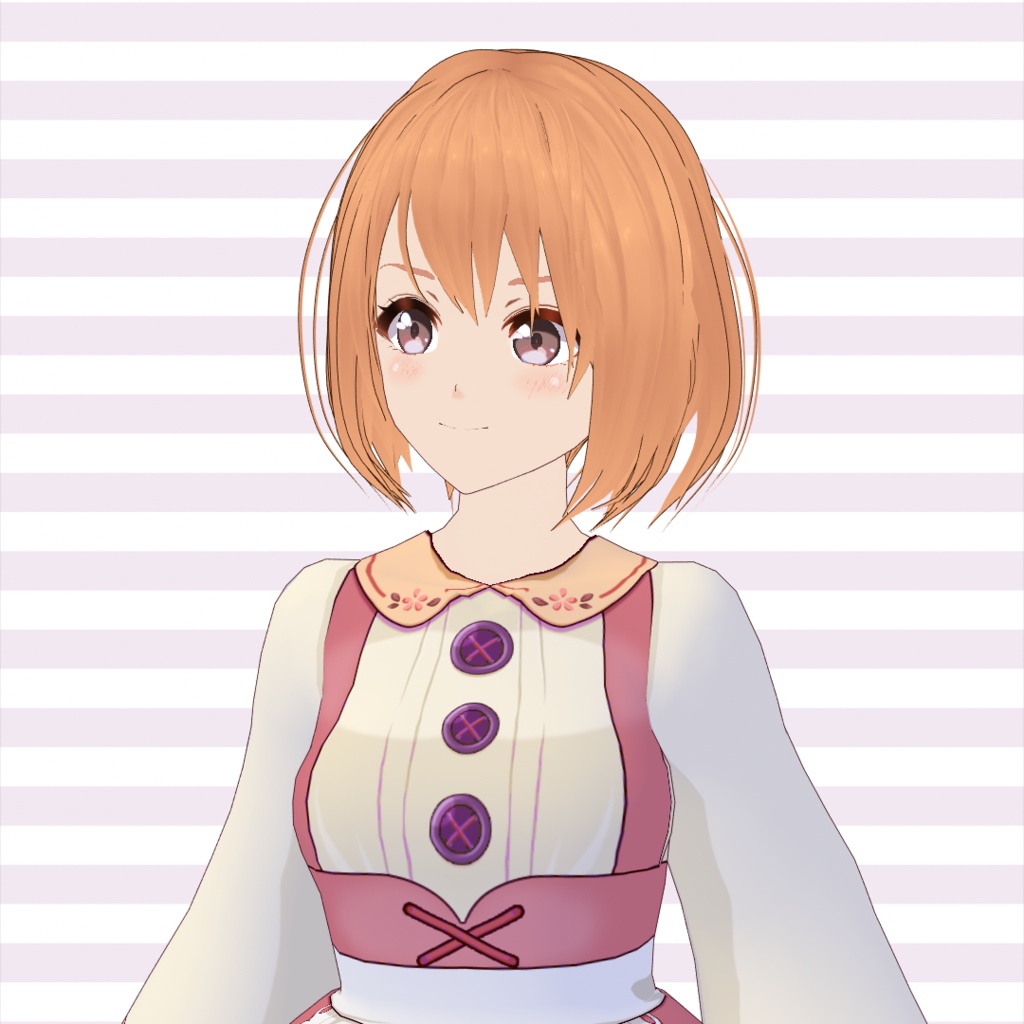 VRoid Hair presets 手ぐしでざっくりボブ