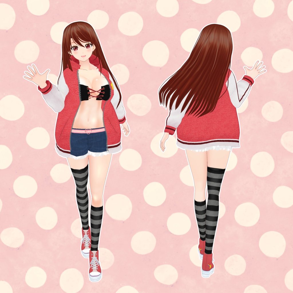 VRoid model:「ルカ -Luca-」☆彡upgrade☆彡