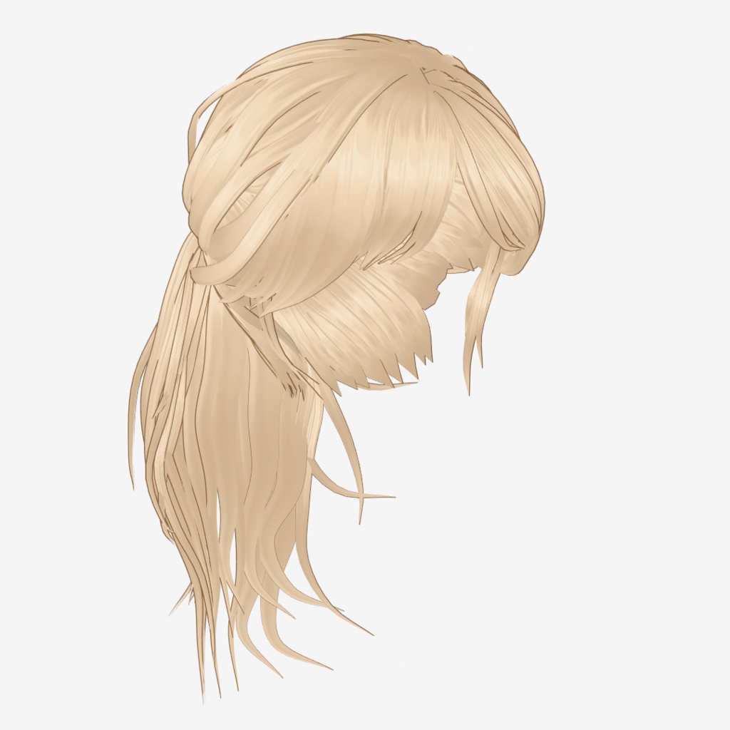 VRoid Hair customitem ターバンポニテ