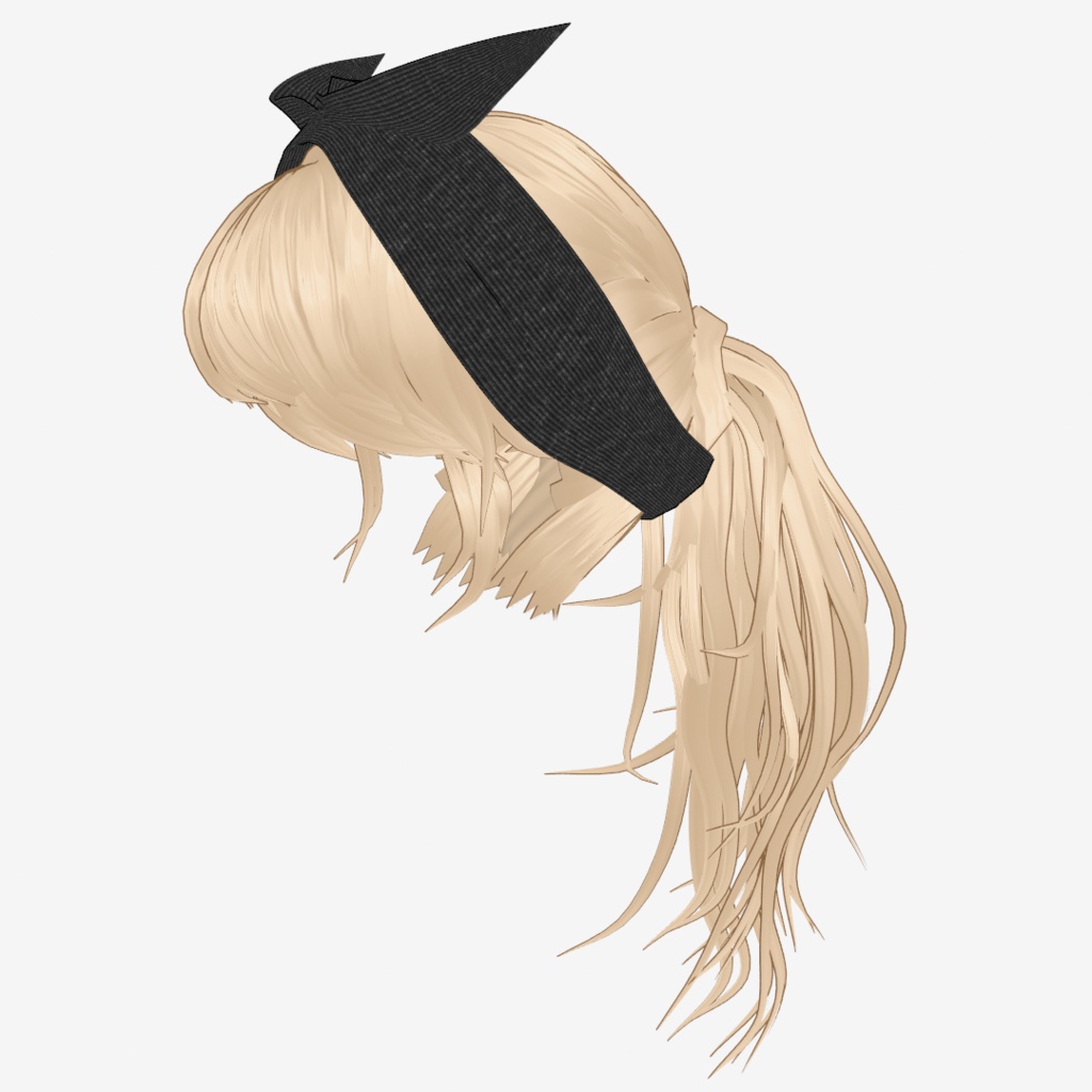 VRoid Hair customitem ターバンポニテ