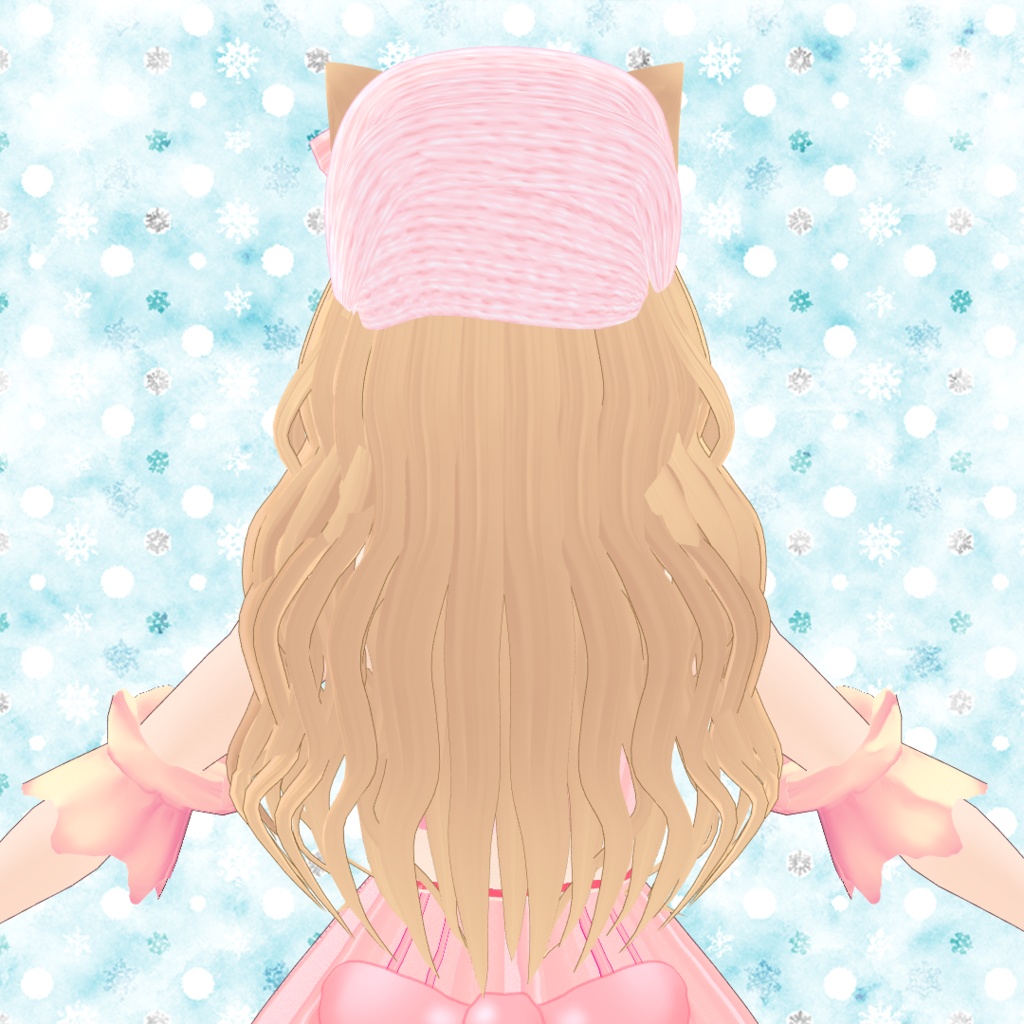 VRoid Hair presets オトナっぽウェーブヘア&ねこみみウェーブヘア