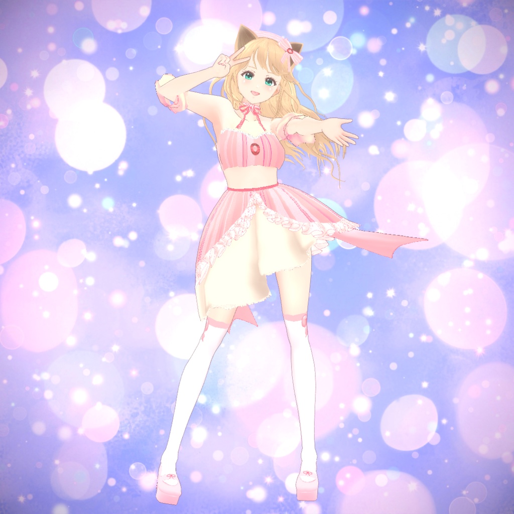 VRoid model:「みう-Miu-」(.vroidデータ+VRM)
