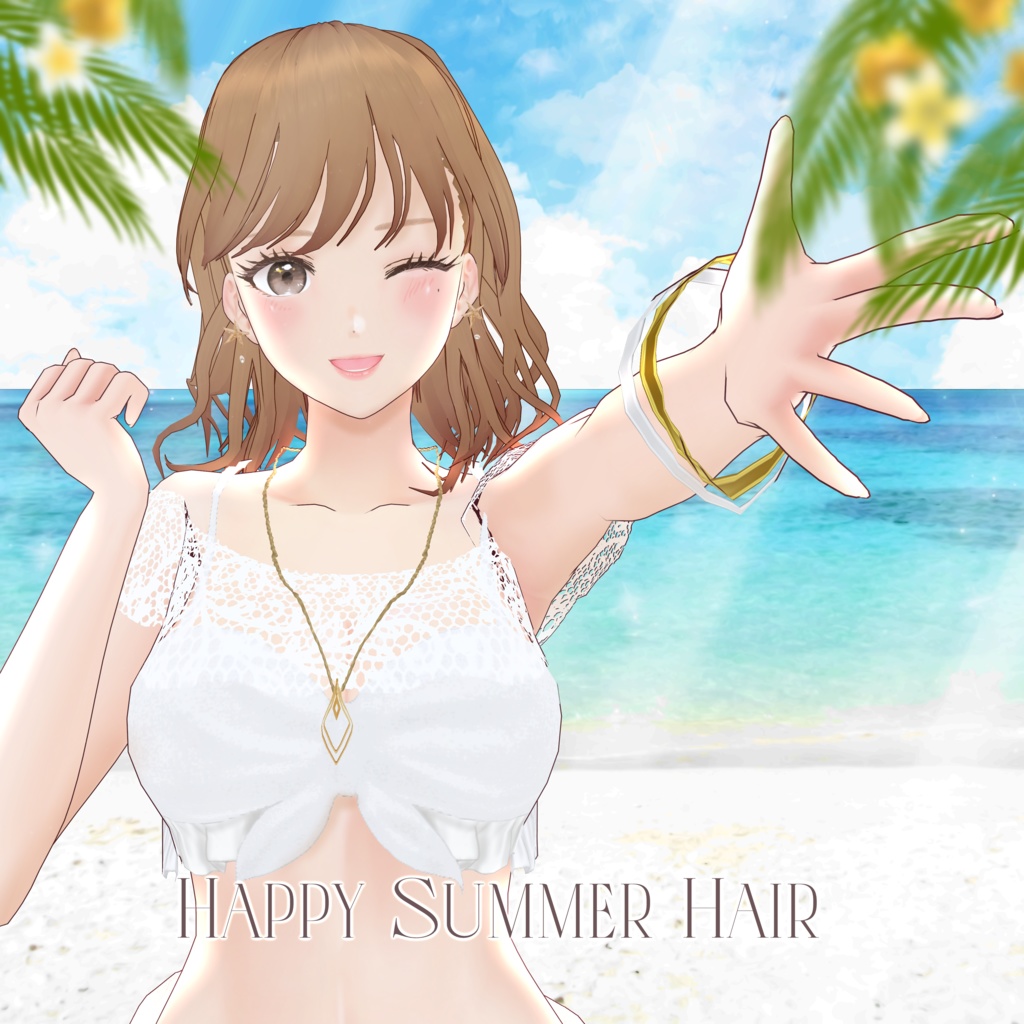 VRoid Hair Happy Summer hair