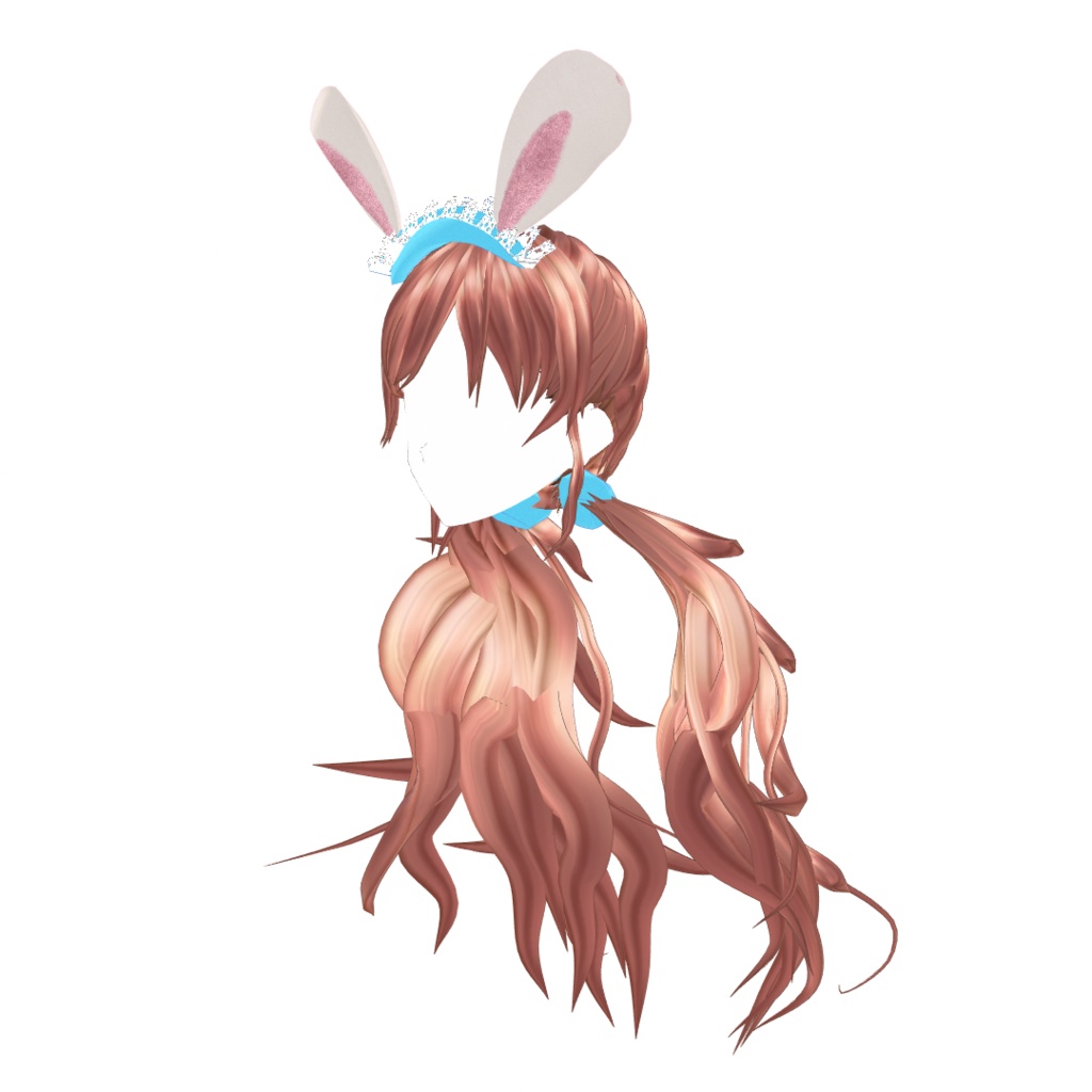 VRoid Hair presets アンダーツインテール