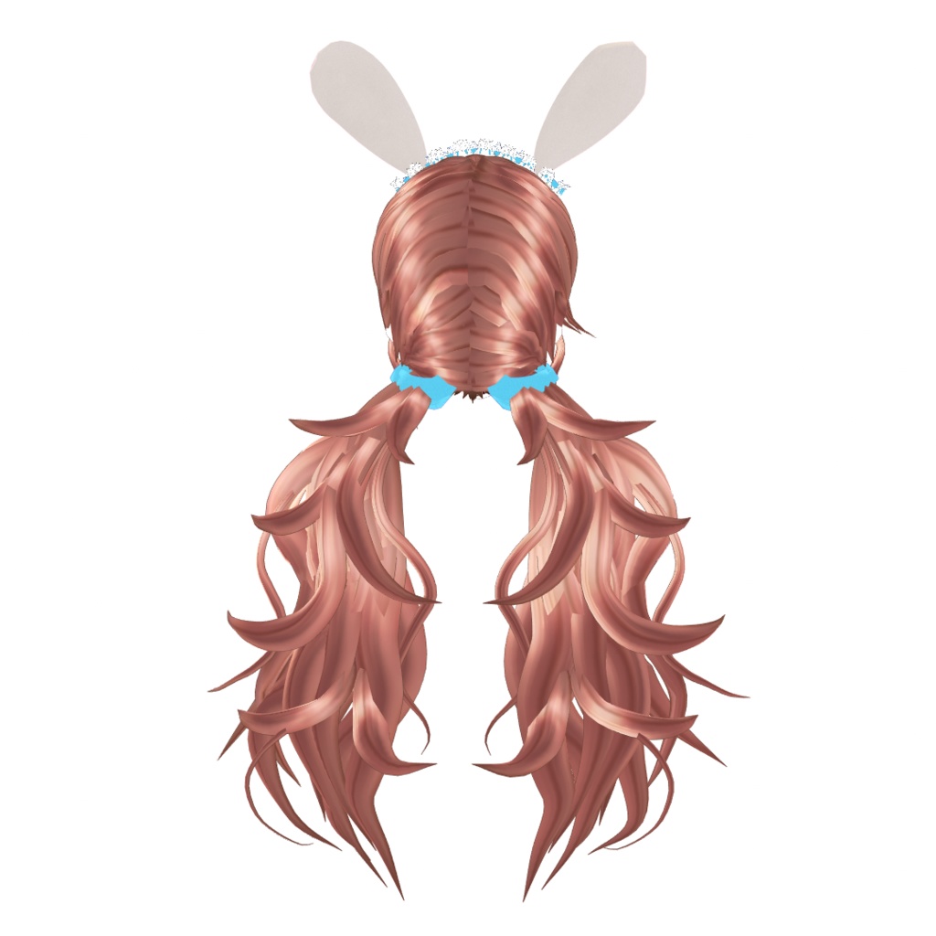 VRoid Hair presets アンダーツインテール