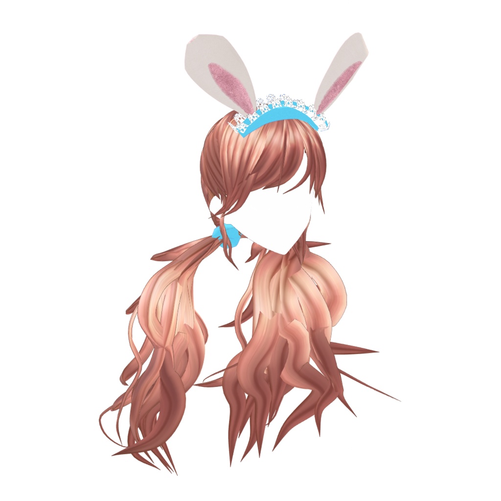 VRoid Hair presets アンダーツインテール
