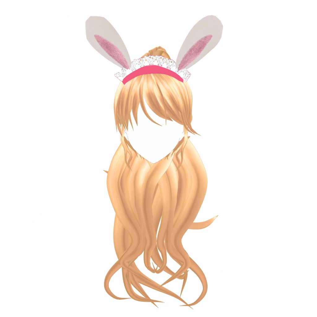 VRoid Hair presets うさみみポニーテール