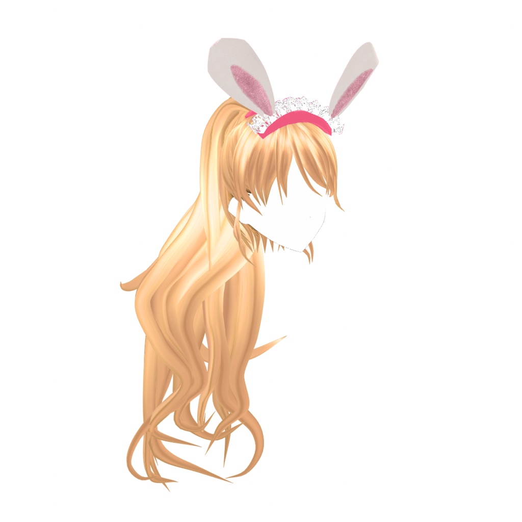 VRoid Hair presets うさみみポニーテール