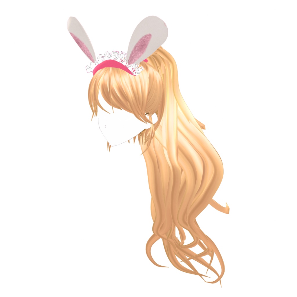 VRoid Hair presets うさみみポニーテール