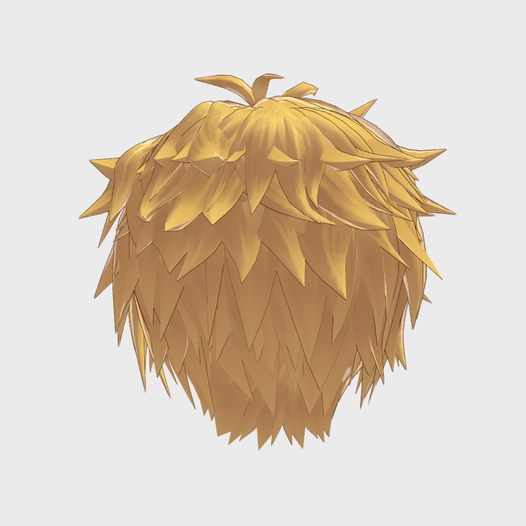 VRoid Hair presets Hair Sampleくんのかみがた