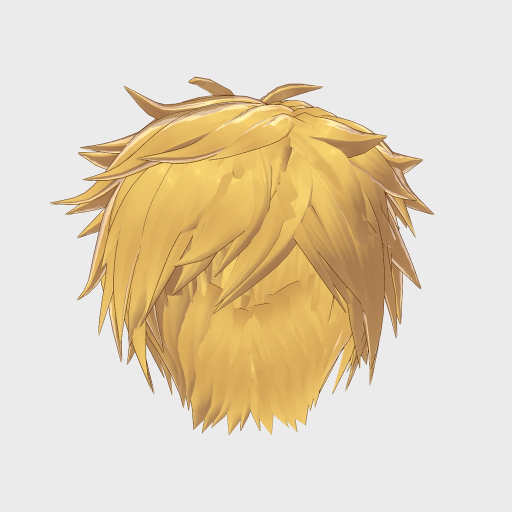 VRoid Hair presets Hair Sampleくんのかみがた