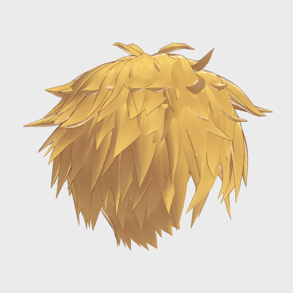 VRoid Hair presets Hair Sampleくんのかみがた