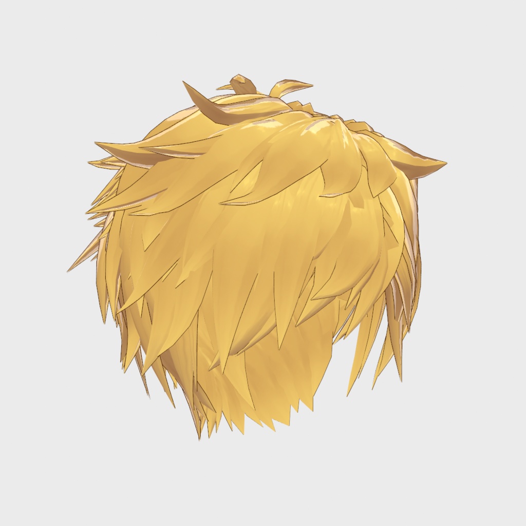 VRoid Hair presets Hair Sampleくんのかみがた