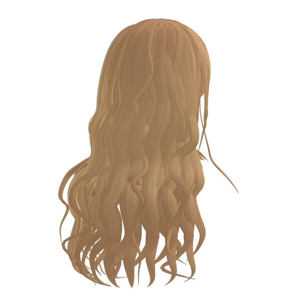 VRoid Hair presets ナチュラルヘルシーウェーブヘア
