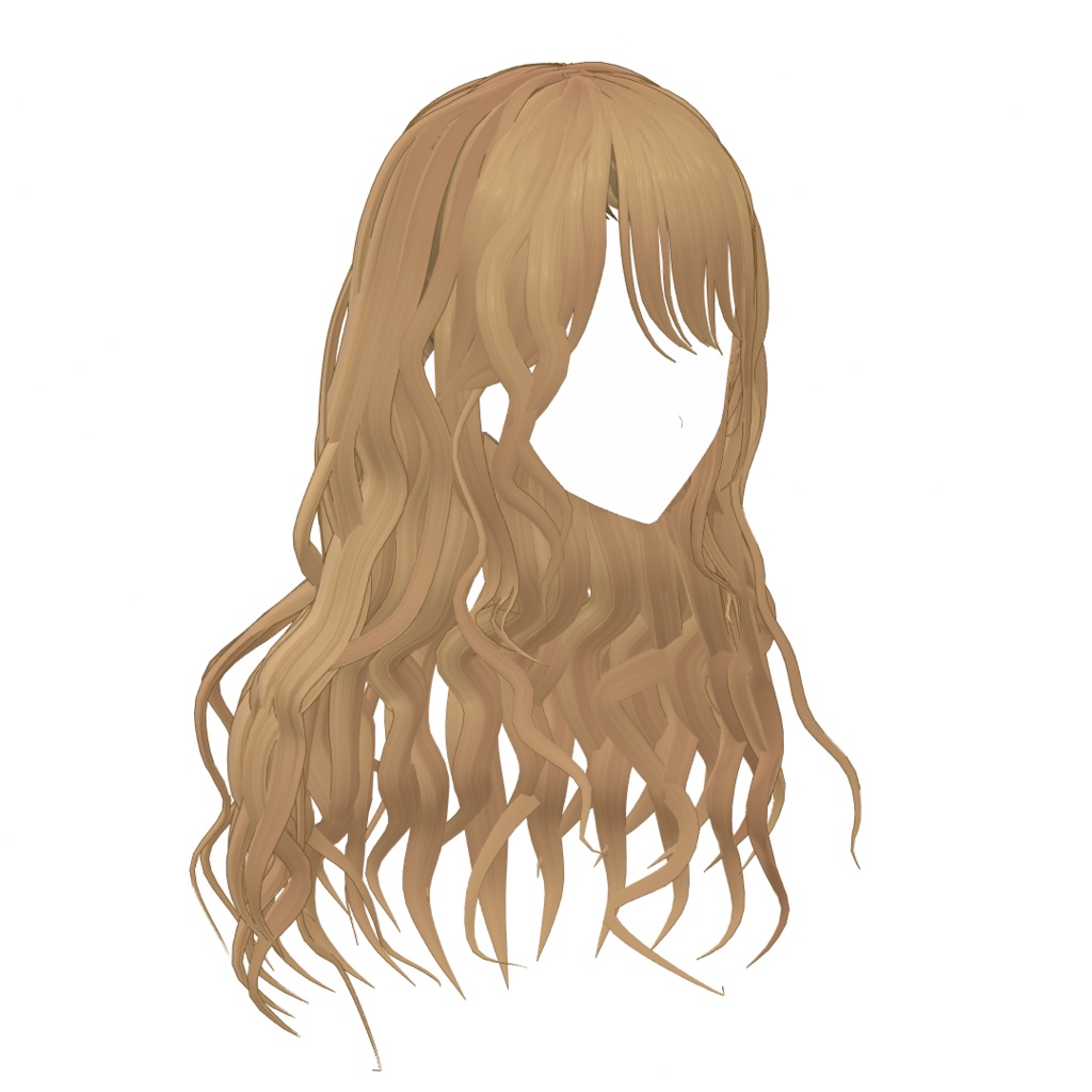 VRoid Hair presets ナチュラルヘルシーウェーブヘア