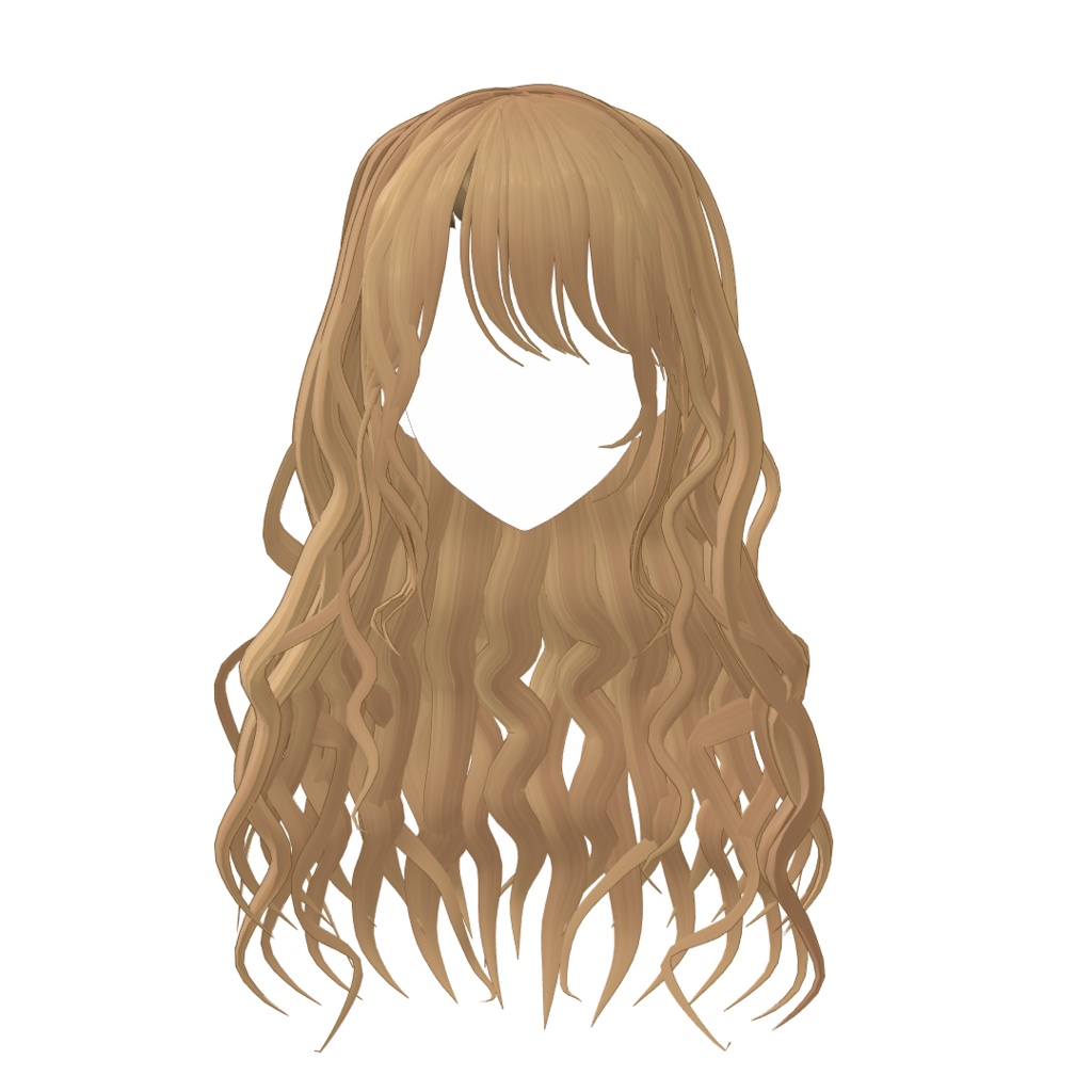 VRoid Hair presets ナチュラルヘルシーウェーブヘア