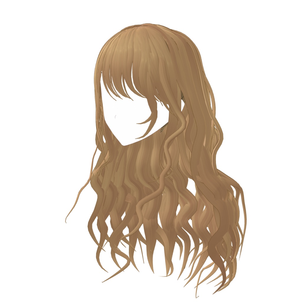 VRoid Hair presets ナチュラルヘルシーウェーブヘア